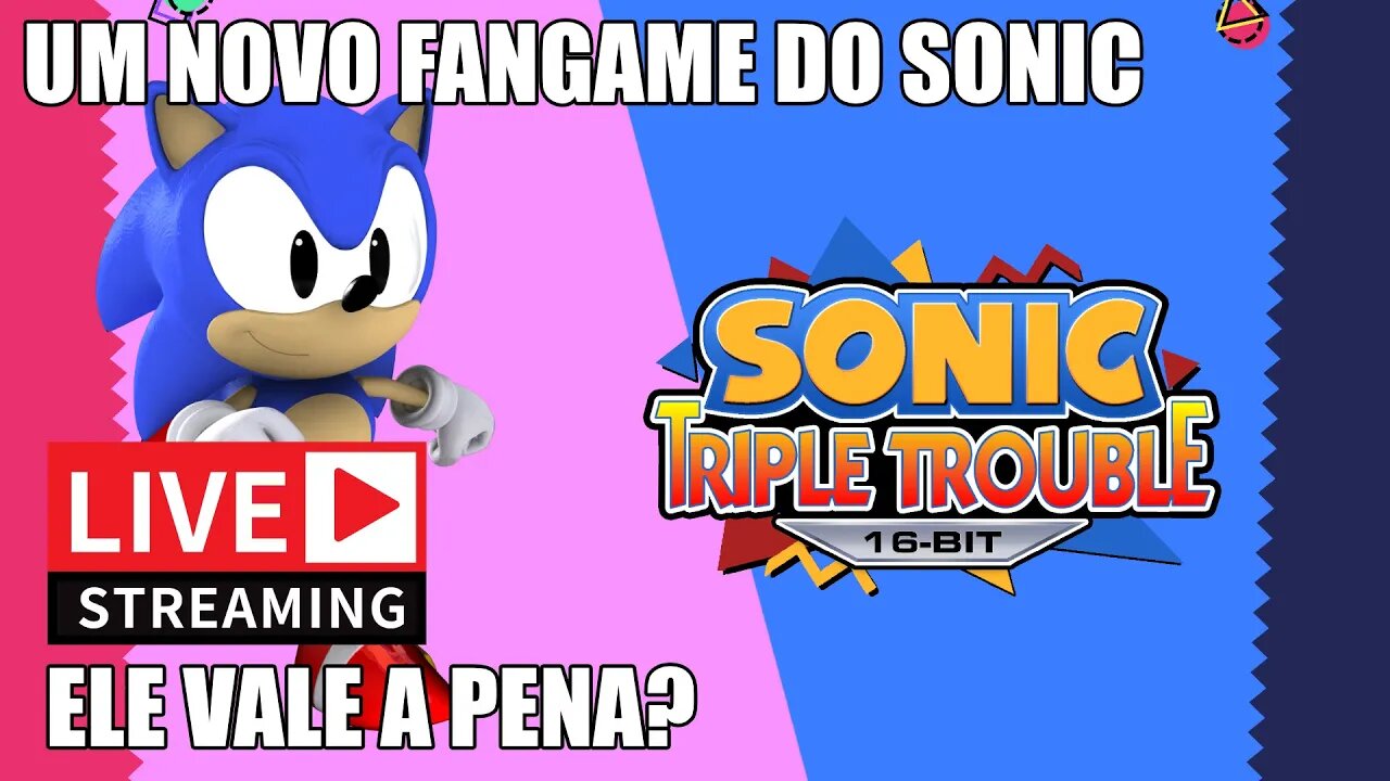 Sonic Triple Trouble 16 bit • Detonando em live!