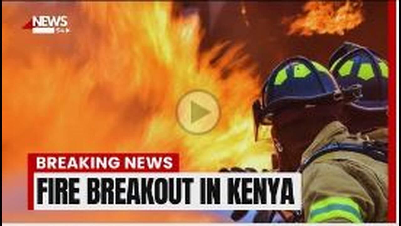 Breaking! Fire Breaks out In Nairobi CBD