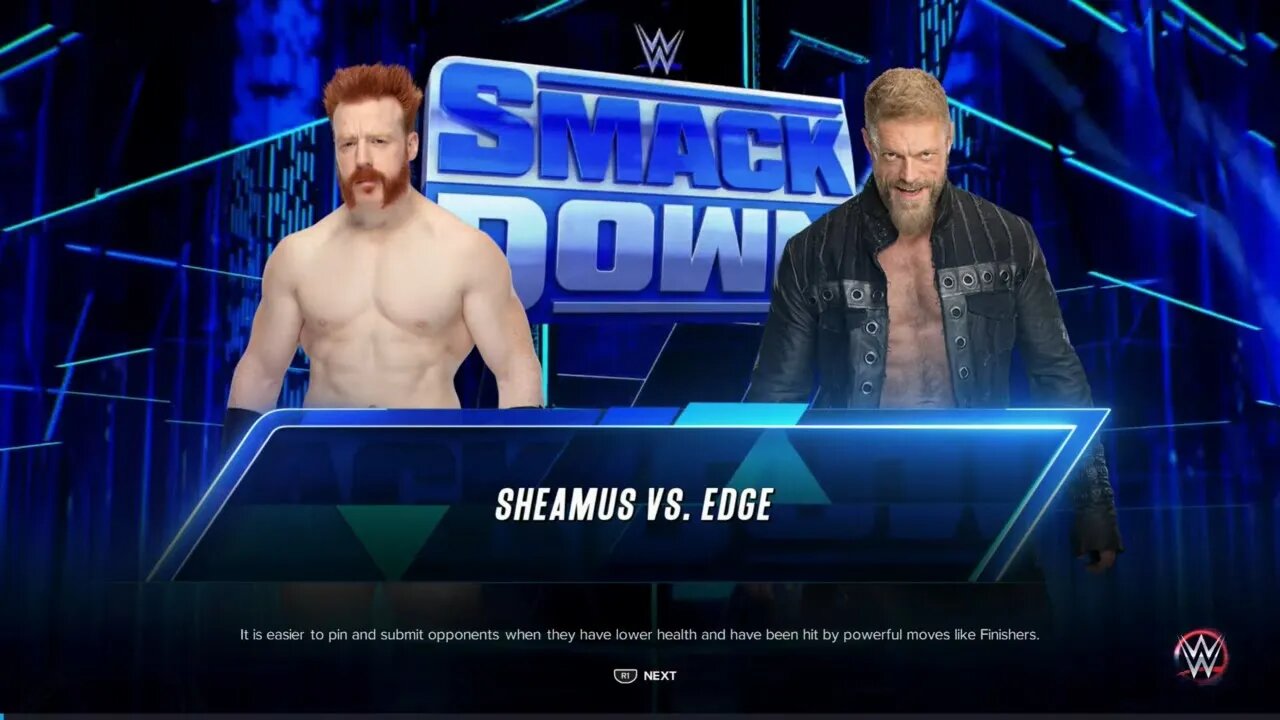 Smackdown Edge vs Sheamus