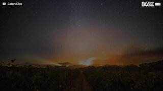 Gli incendi in California in time-lapse