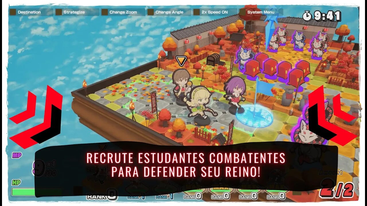 Adventure Academia: The Fractured Continent - Recrute Estudantes Combatentes para Defender seu Reino