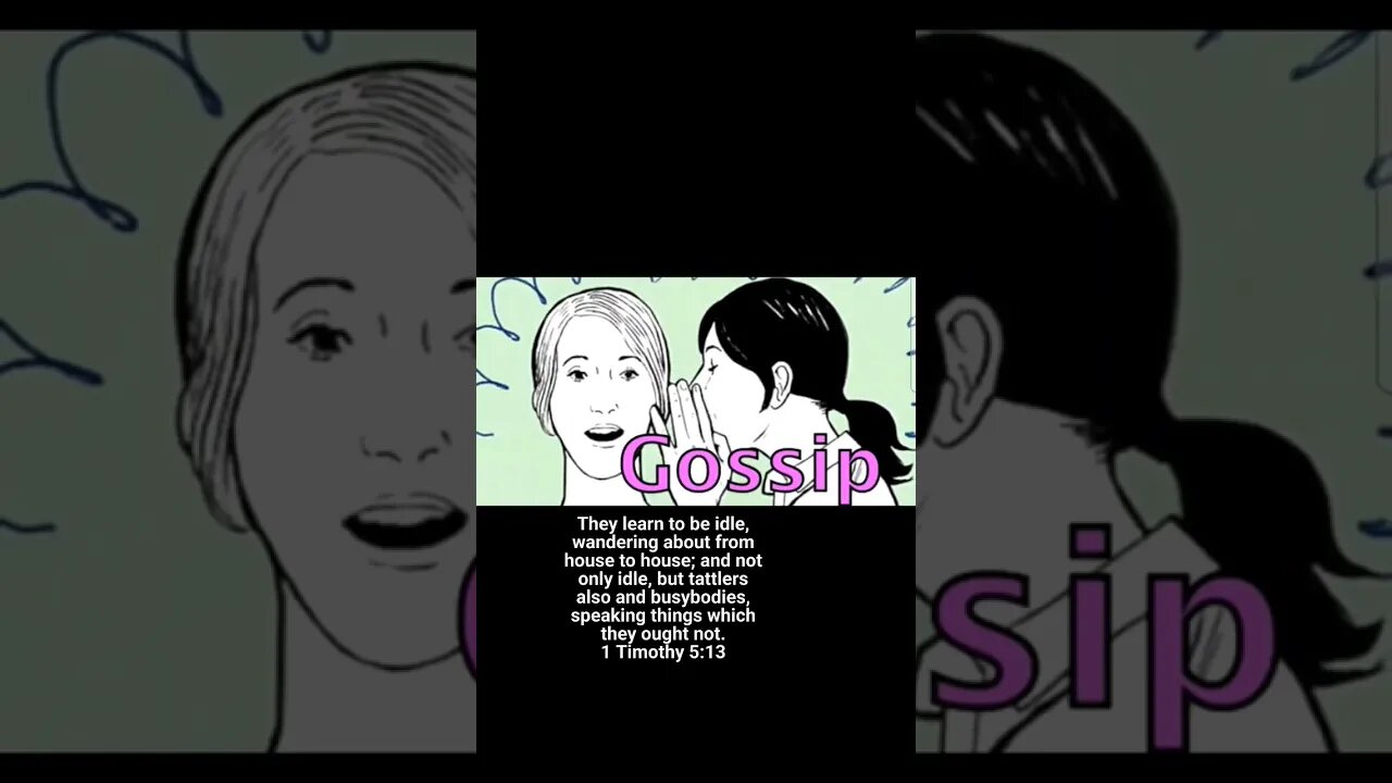 #GOSSIP #EVIL #SPEAKING
