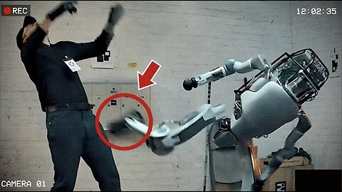 TESLA ROBOT attacks employee! so let's keep making more robots because this is perfectly normal!