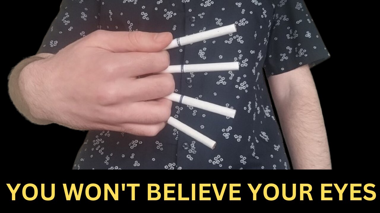 THE BEST CIGARETTE MANIPULATION IN THE WORLD REVEALED