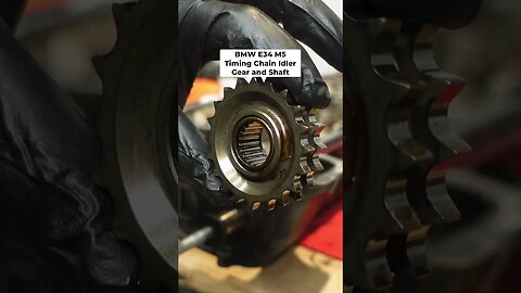 BMW E34 M5 Timing Chain gear #bmw #mechanic #bmwe34 #bmwm5 #diy #restoration #cars #automotive