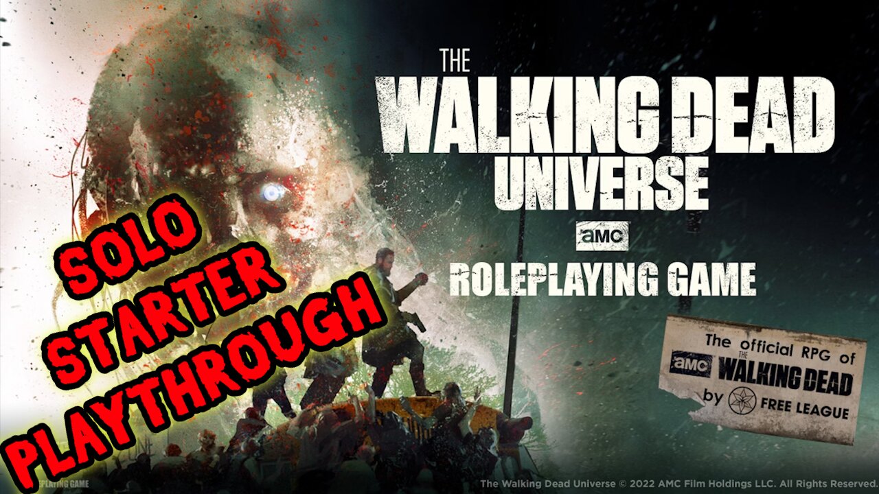 SOLO RPG - The Walking Dead Universe Starter Adventure Solo Playthrough