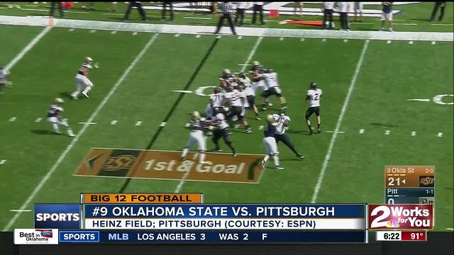 Oklahoma State demolishes Pittsburgh, 59-21