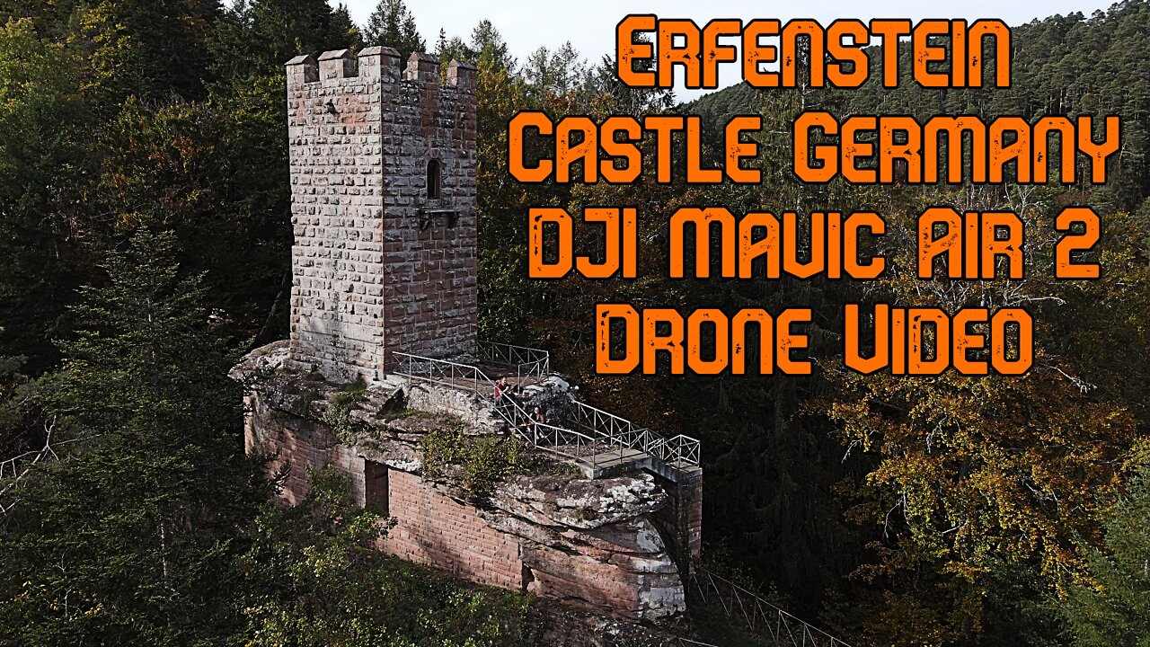 Erfenstein Castle Germany and Autumn Foliage | DJI Mavic Air 2 Drone Video