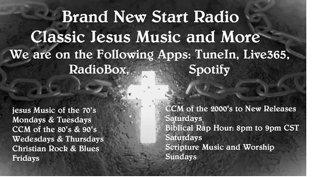 Brand New Start Radio: Weekly Programing