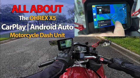 EVERYTHING About The OHREX X5 Motorcycle Carplay Android Auto Dash Unit