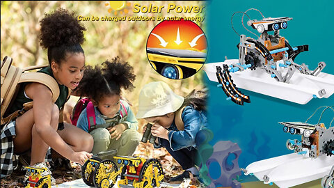 Science Experiment Solar Robot -Technological Gadgets for kids