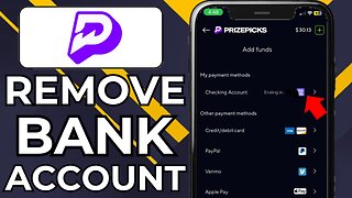 HOW TO REMOVE BANK ACCOUNT FROM PRIZEPICKS