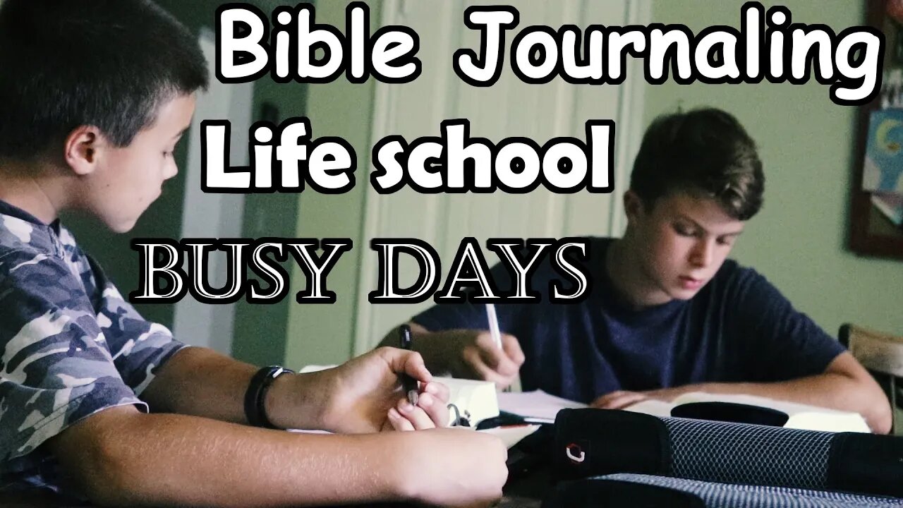 Busy Days/Bible Journal/Homemade Playdough