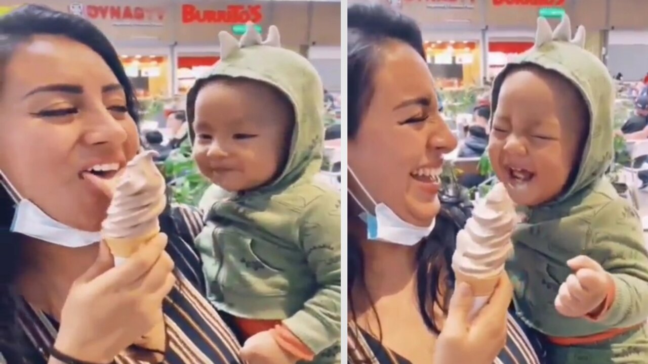 funny mom and Son Video 💥 || 😂😂 || 💤 eating ice cream