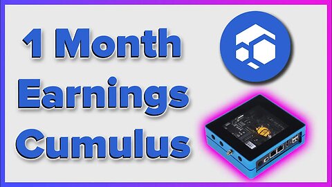 FLUX Cumulus 1 Month Earnings | SenseCap M4