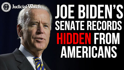 Judicial Watch Sues University of Delaware for Biden Senate Records