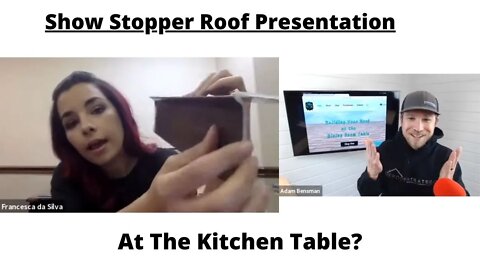 Show-Stopper Roof Presentation at The Kitchen Table w/ Francesca of Roof in a Bag