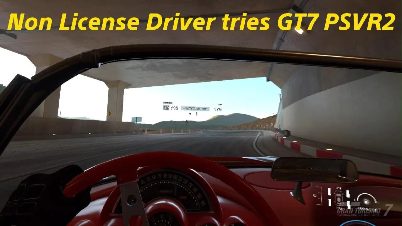 Gran Turismo 7 PSVR2 Giving driving lessons to a real non driver 😂 1st time driver