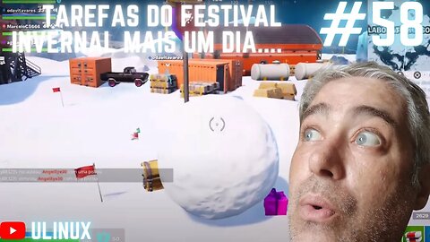 Fortnite ... Tarefas do festival invernal mais um dia....