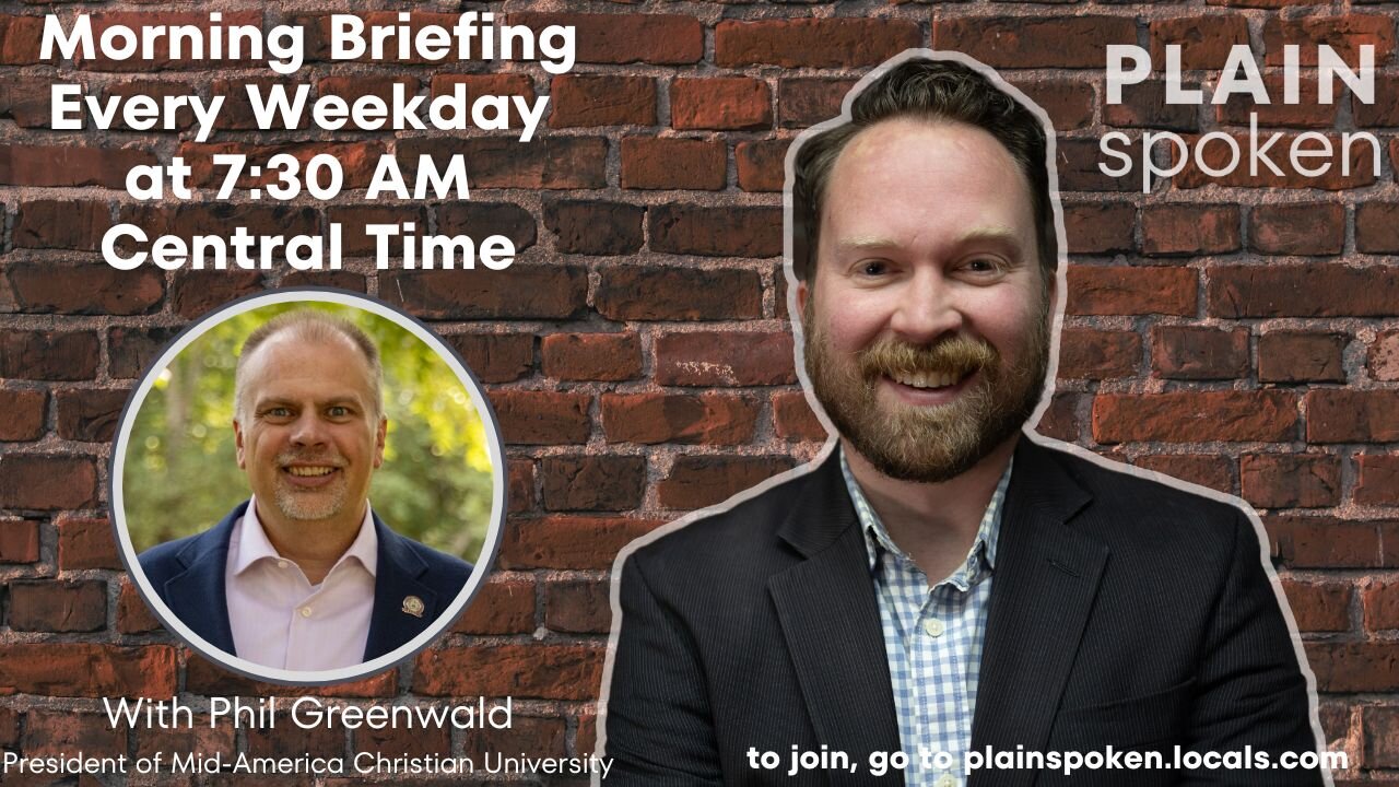 Wednesday Morning PlainSpoken Live Stream (Nov. 6, 2024)