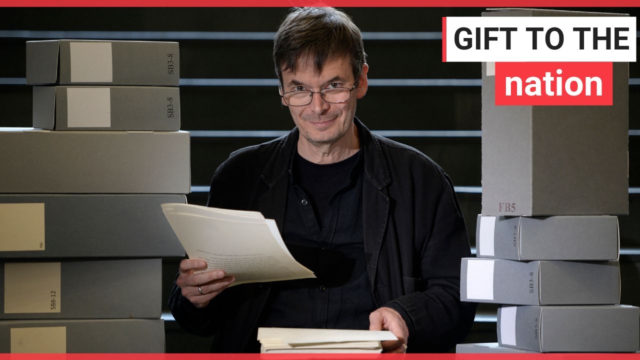 Crime writer Ian Rankin donates archive to nation