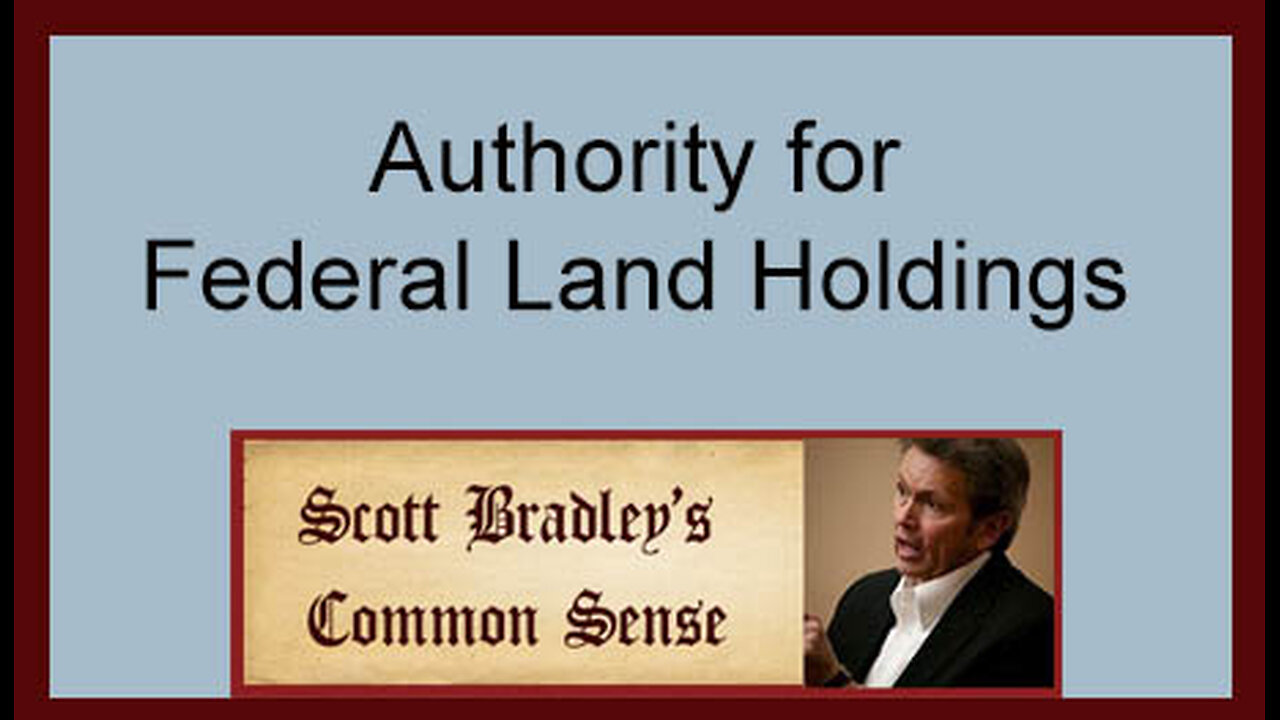 Authority for Federal Land Holdings