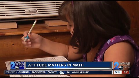 Attitude matters in math, too