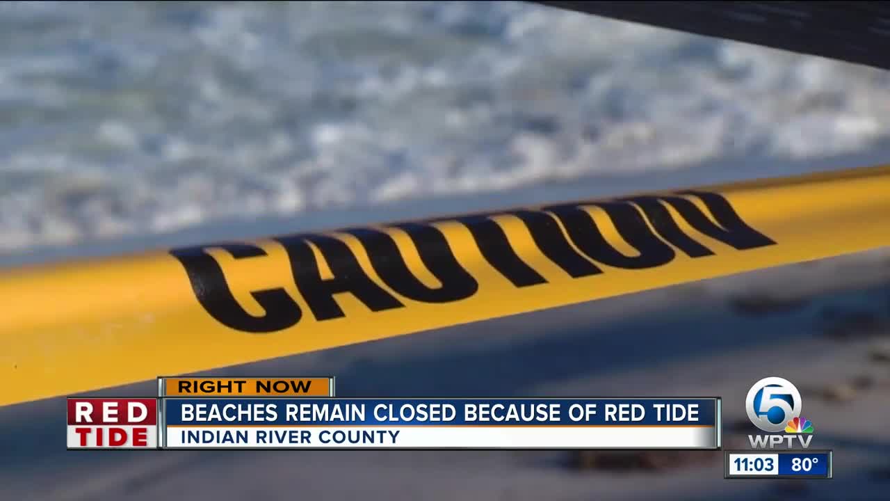 Beaches closed due to red tide conditions in Indian River County