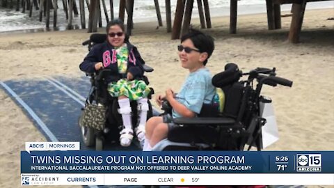 Twins missing out on learning program