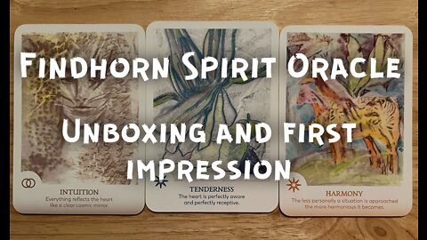 Findhorn Spirit Oracle Cards