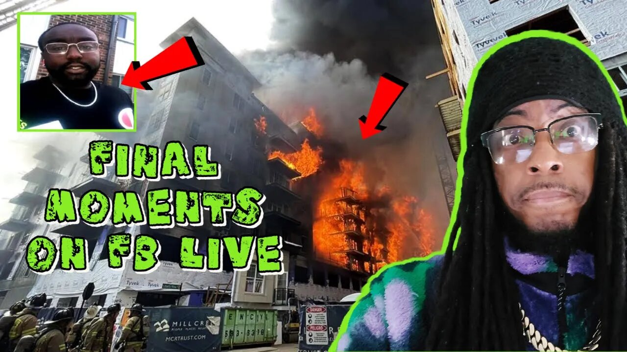 Father of 4 Records Self on LIVE on FACEBOOK moments before he dies in a BLAZE! ❤‍🔥 (REACTION)