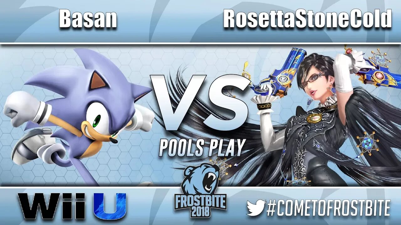 Basan (Sonic) vs. RosettaStoneCold (Bayonetta) - Wii U Pools Play - Frostbite 2018