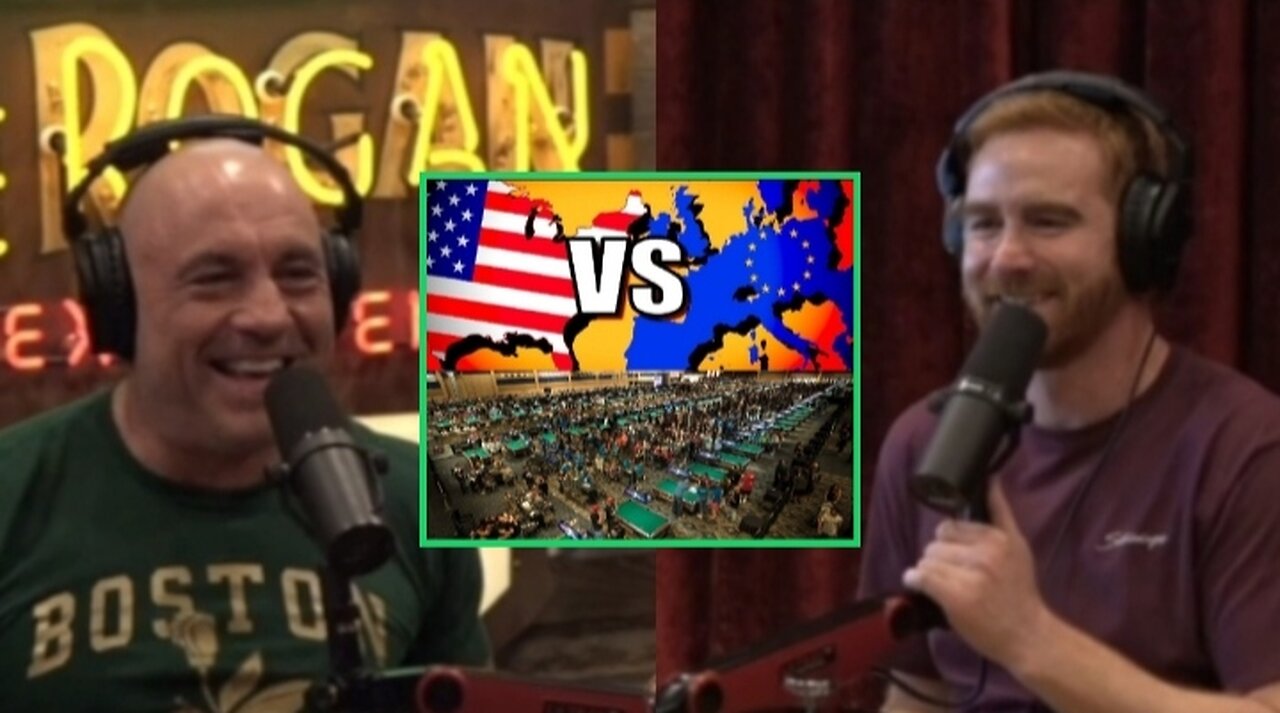 JRE #1924 :"USA vs EUROPE vibes" Andrew Santino about THE CRAZIEST POOL TOURNAMENTS.