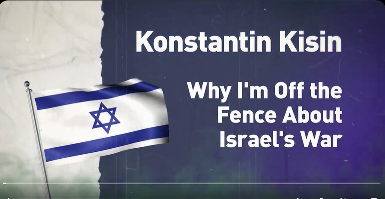 Konstantin Kisin: I'm no longer on the fence about Israel's war