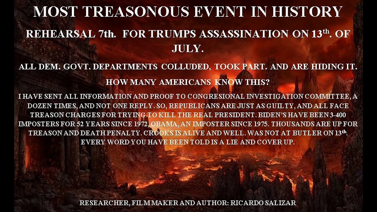 MOST TREASONOUS EVENT IN HISTORY