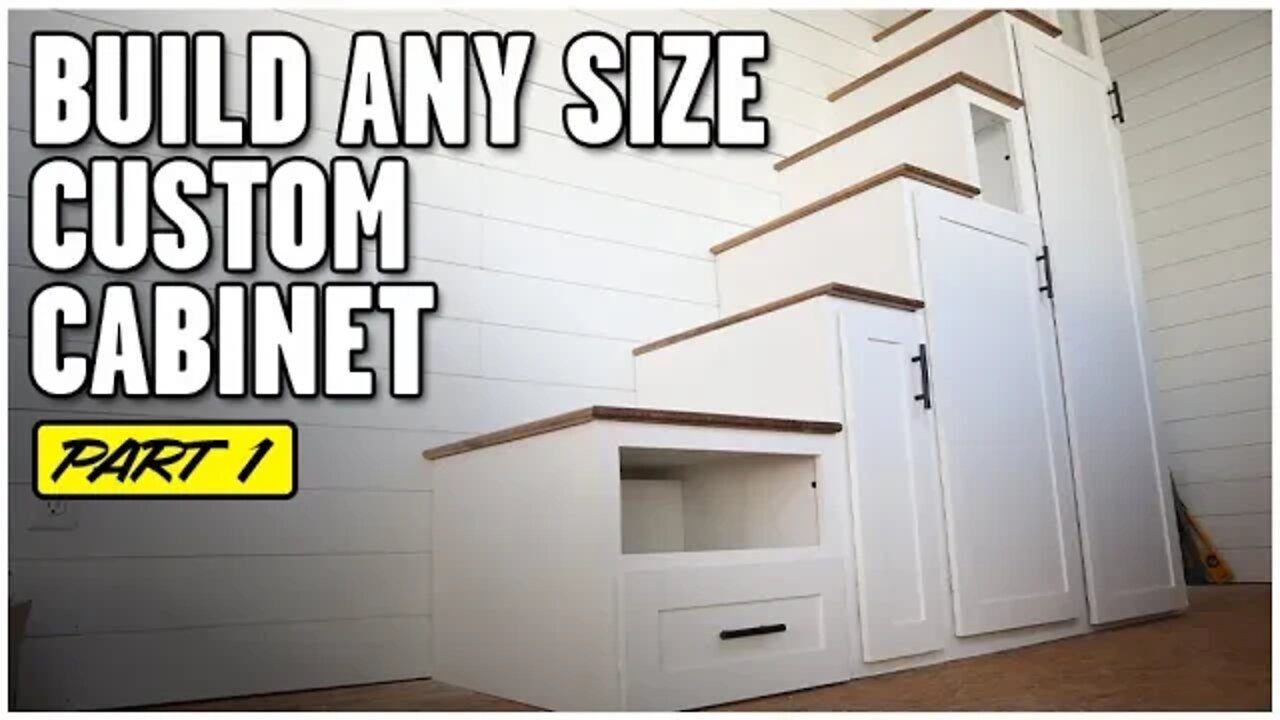 How To Build Any Size Custom Cabinet Carcass