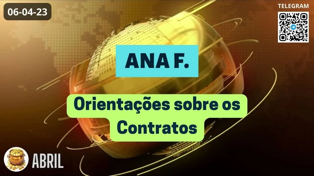 ANA F. Orientações sobre os Contratos - Operações Pagamentos