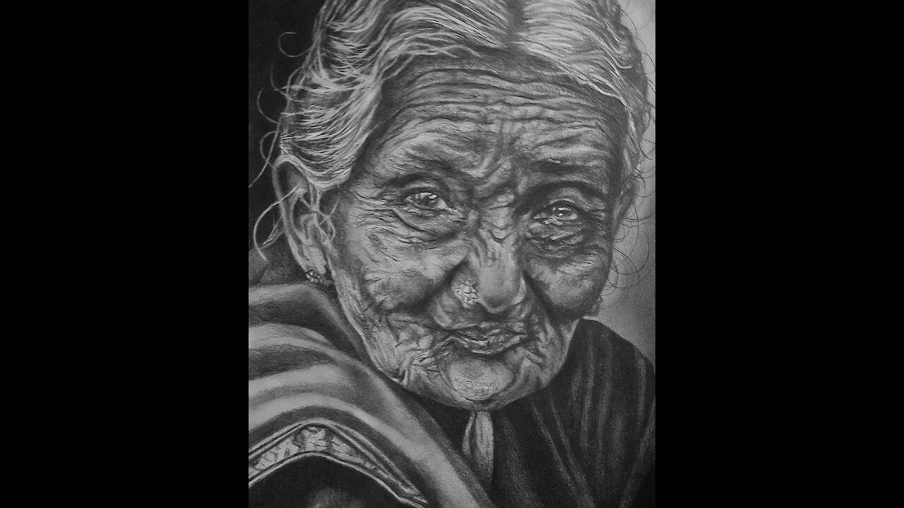 106 Year Old Chef Masatanamma TIMELAPSE DRAWING Oldest Chef on Youtube