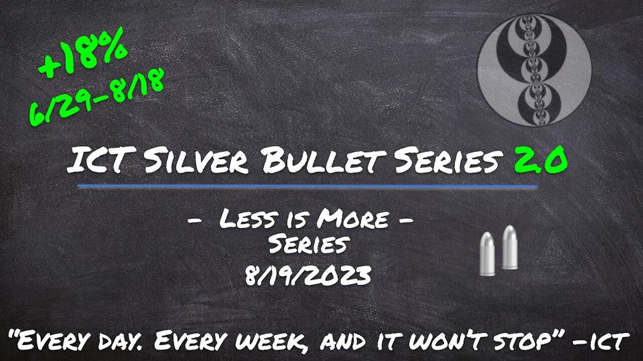 ICT Silver Bullet Series 2.0 (+18%, 6/29-8/18)