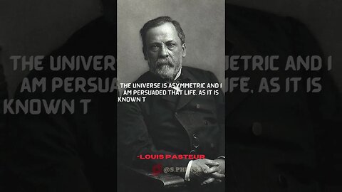 The universe is ASYMMETRIC | LOUIS PASTEUR #shorts #motivational #facts #subscribe