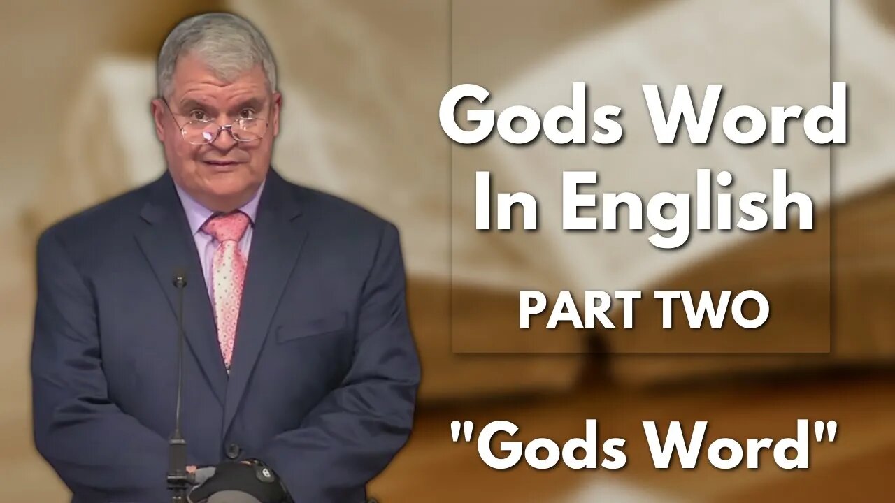 God's Word - In English Part Two | God's Word