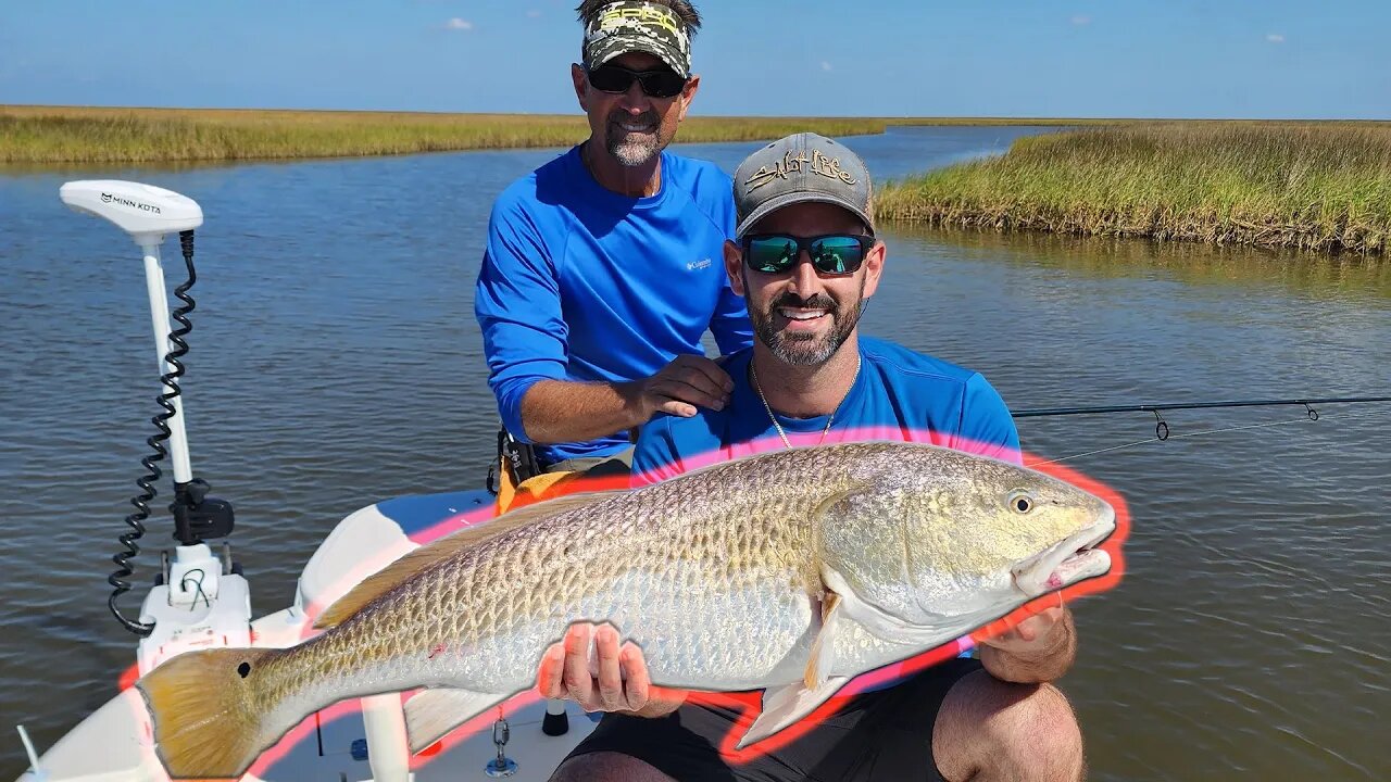 44 Bull Redfish in Two Days, in Myrtle Grove, Louisiana!! Part One