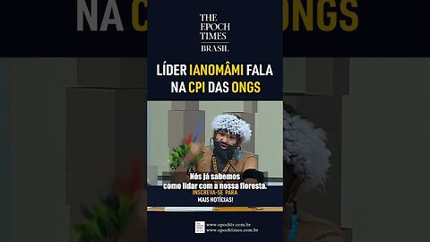 Líder ianomâmi, Alberto Brazão Góes, fala sobre as ONGs estrangeiras em território indígena #shorts