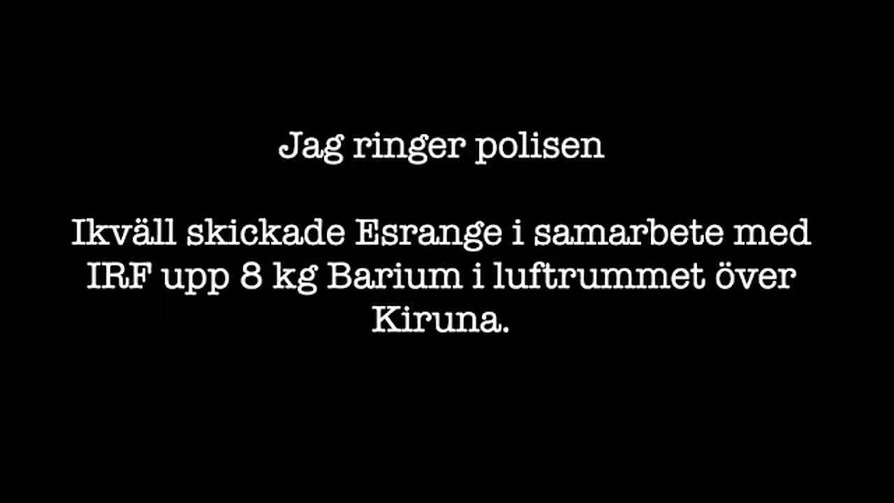 Polisanmälan 8 kg barium