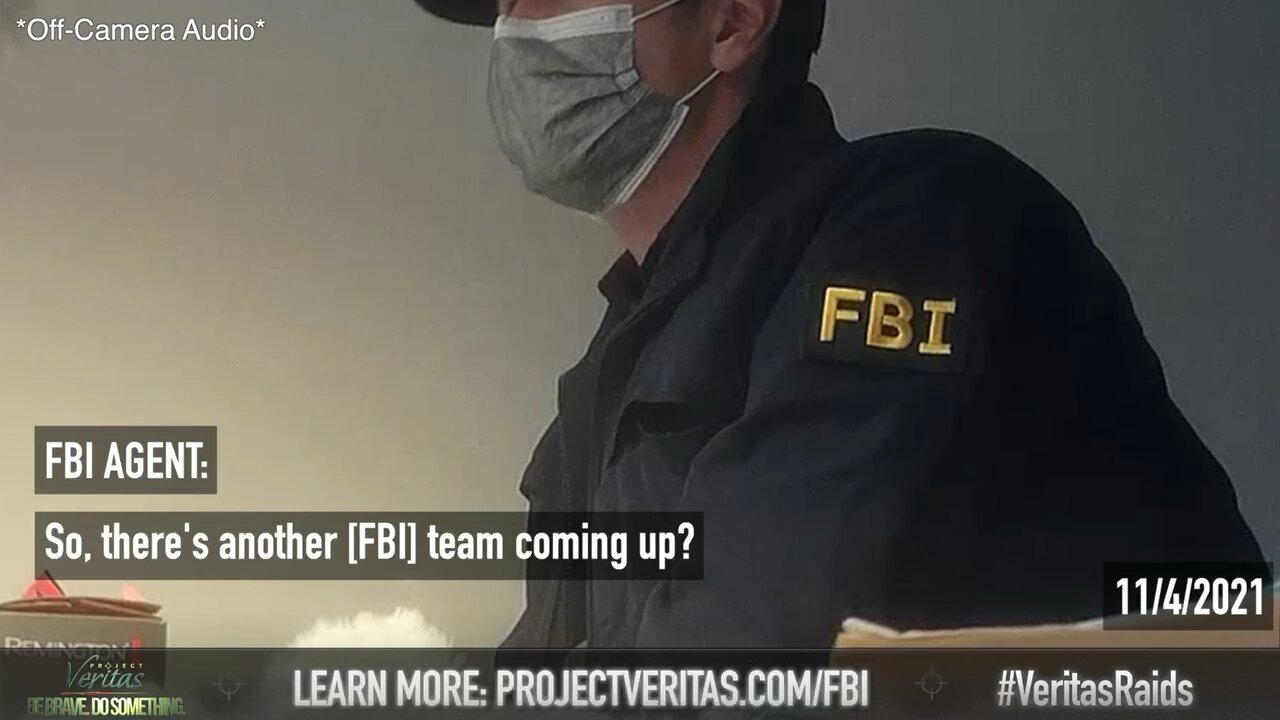 BREAKING VIDEO: Unconstitutional Pre-Dawn FBI Raid on Project Veritas Journalist