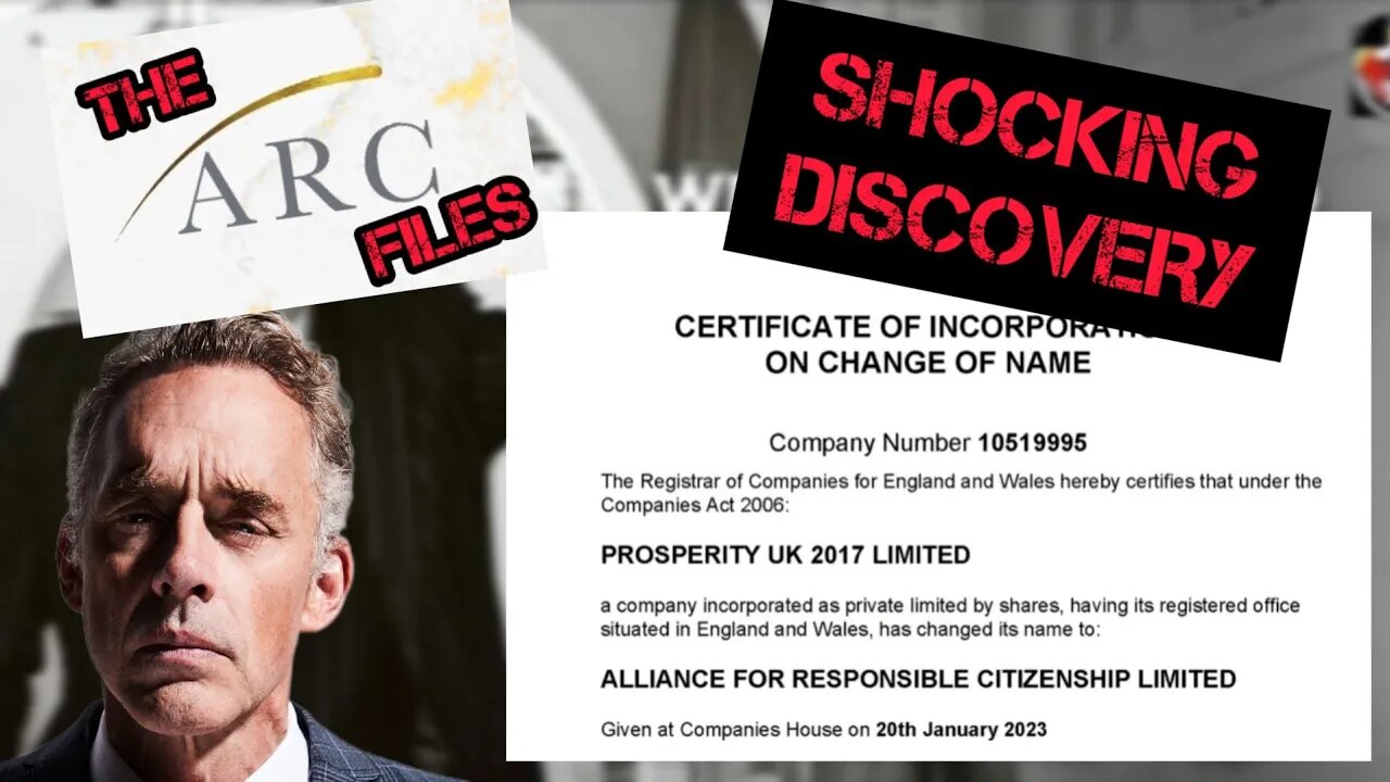 Jordan Peterson's ARC: SHOCKING DISCOVERY - The ARC Files #2