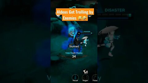 Aldous get trolling by enemies #mobilelegend #razimaruyama #aldous #troll #trolling