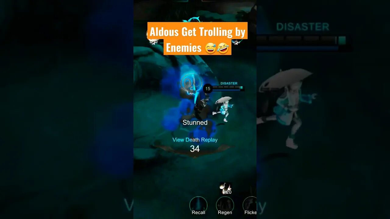 Aldous get trolling by enemies #mobilelegend #razimaruyama #aldous #troll #trolling
