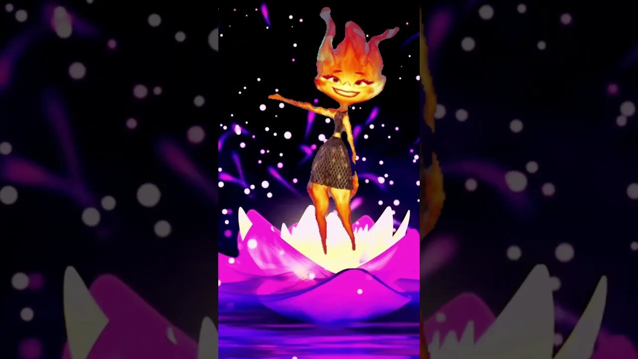 Ember Lumen Dances On A Beautiful Lotus Flower! 🔥