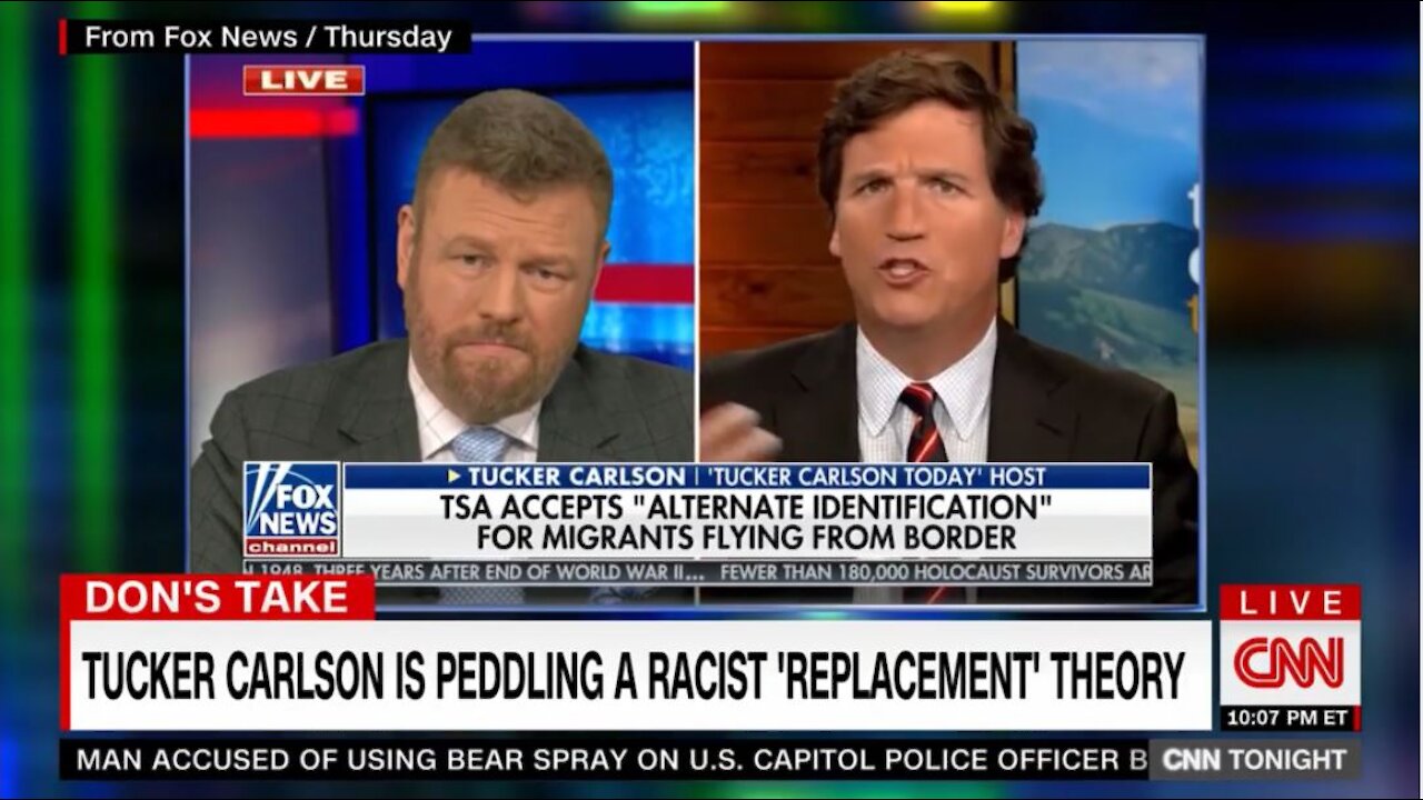 CNN Don Lemon: Tucker Carlson Is White Supremacist Propaganda!
